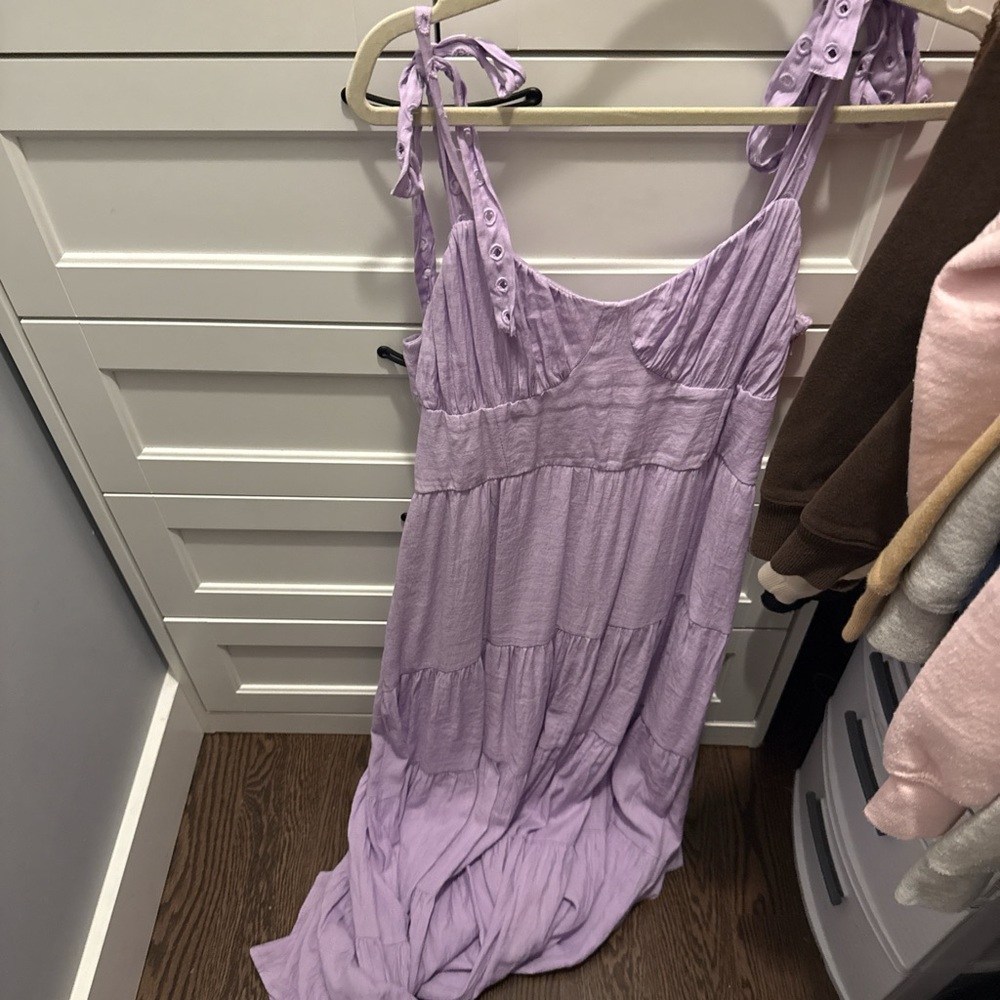 Francesca's Collections Lavender Maxi Dress